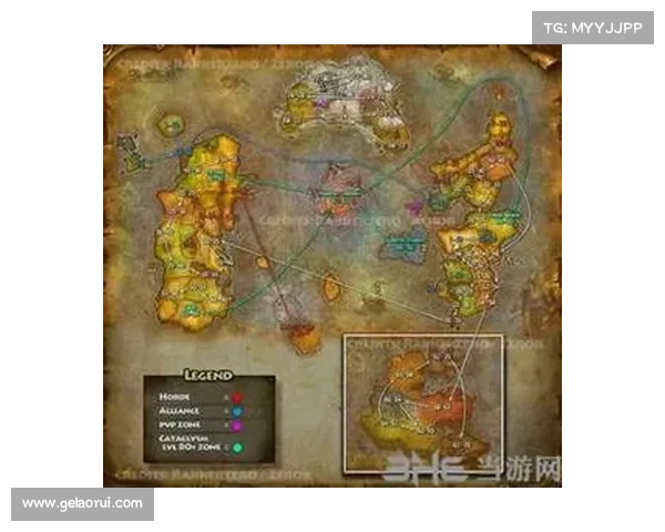 魔兽世界区域地图：全新视角，探索无限辽阔的奇迹世界